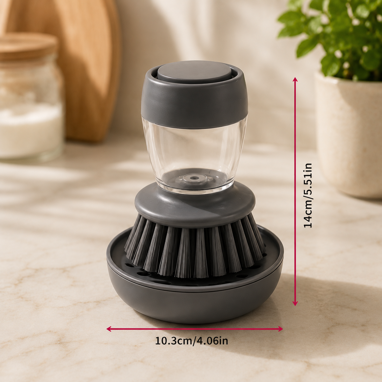 Soap Dispensing Dish Brush